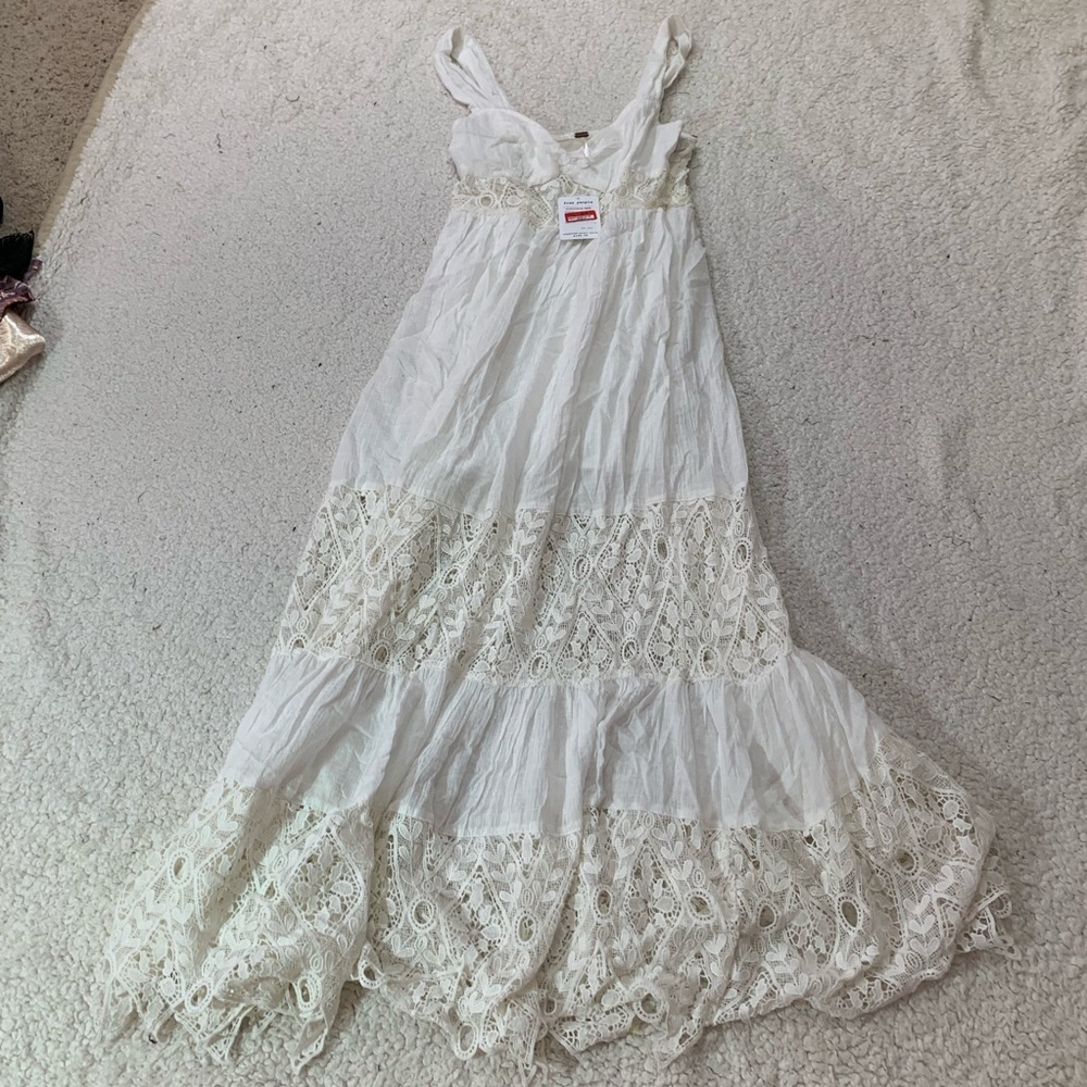Free people caught your eye crochet lace maxi dres - Picture 2 of 6